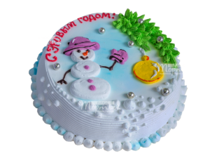 Весёлый снеговик